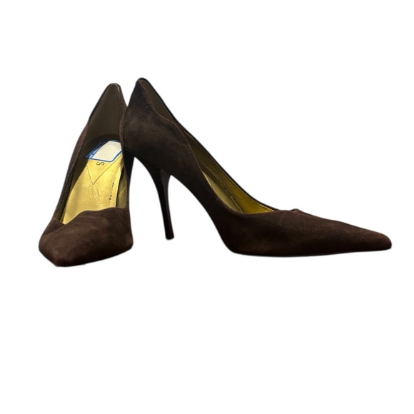Guess Women's Pointed Toe Pumps Brown size 8 - Picture 1 of 11